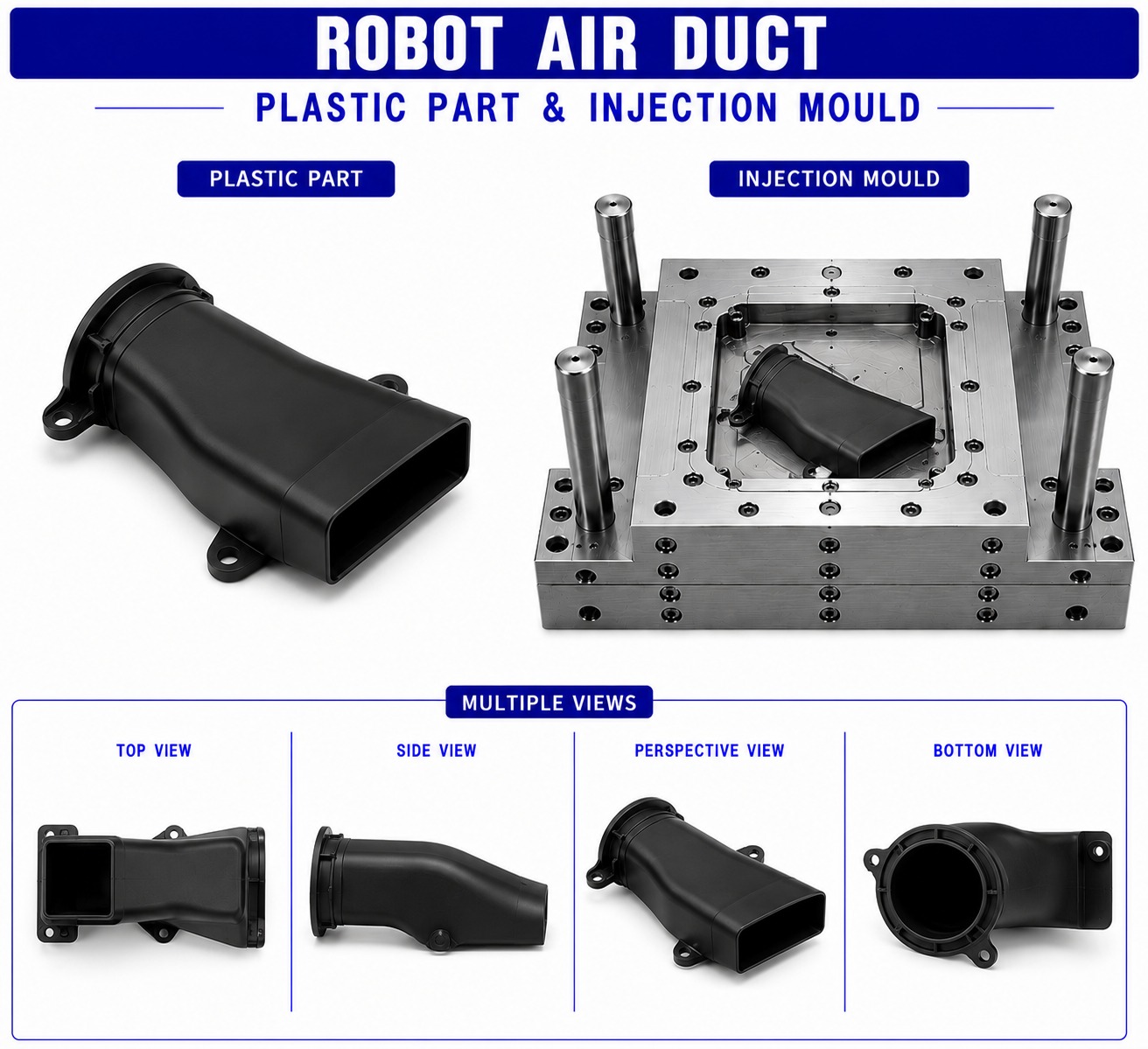 Robot Plastic Air Duct Mould and Moulding Services